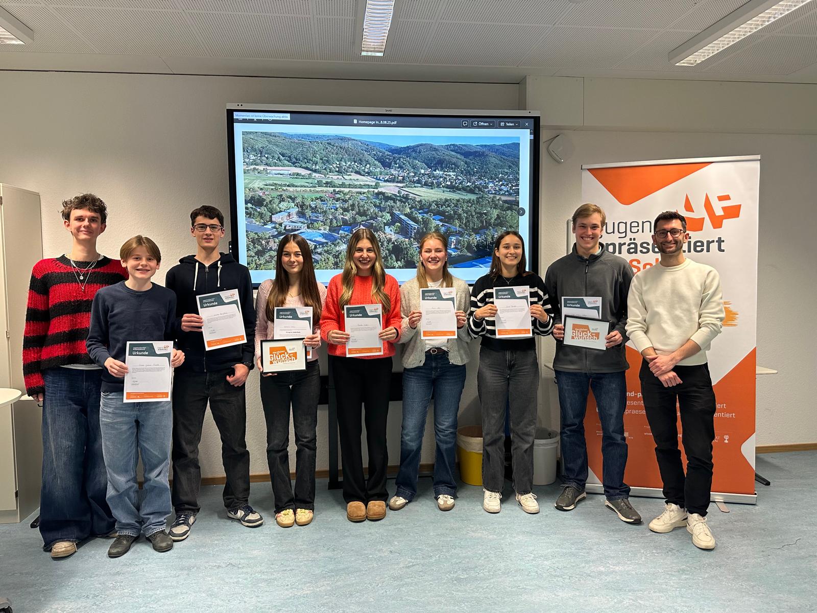 SBS Schulwettbewerb Finalisten