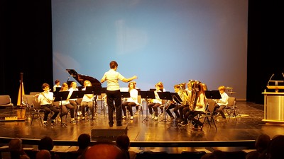 Concert Band auf der Bühne